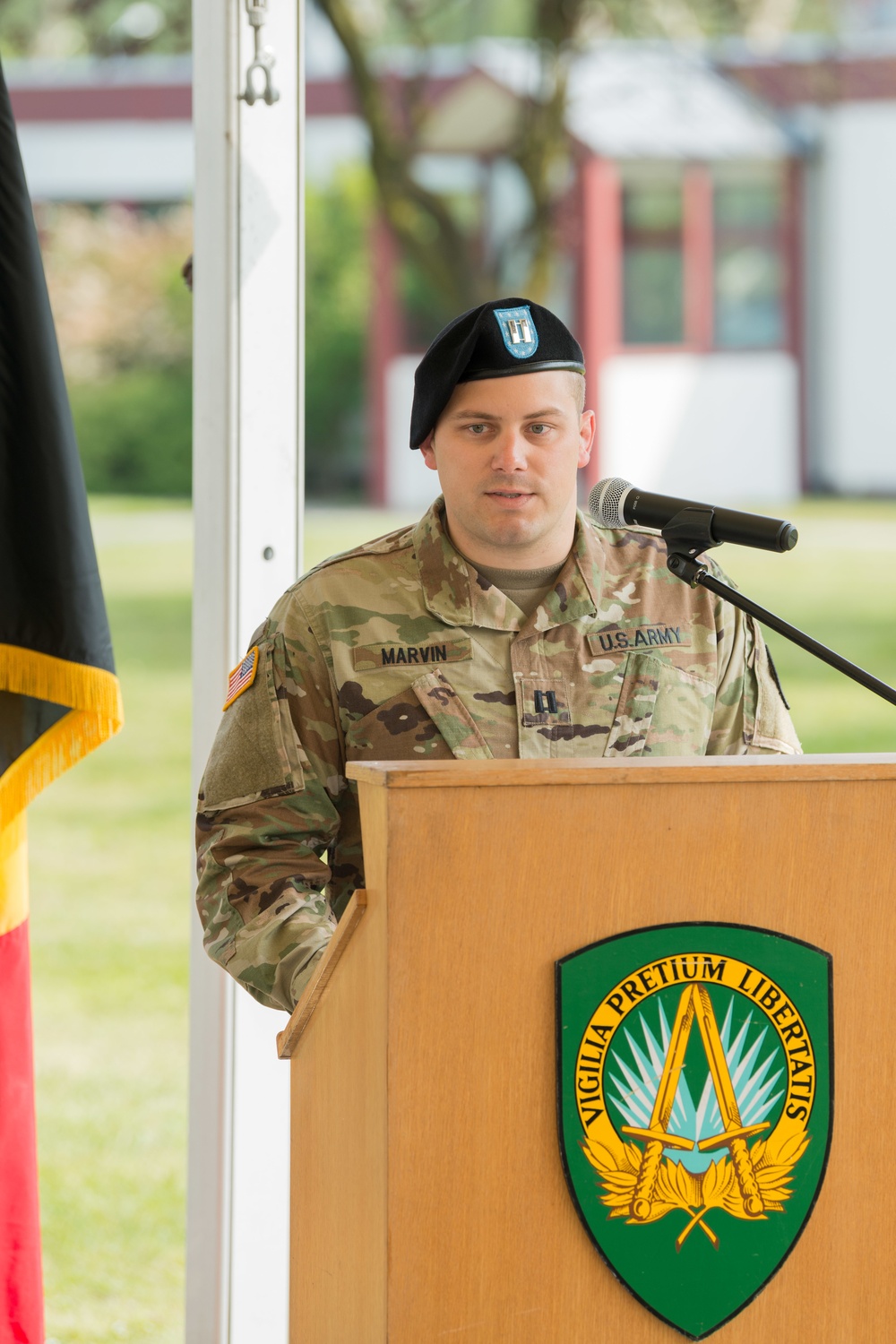 AFNORTH B Co Change of Command