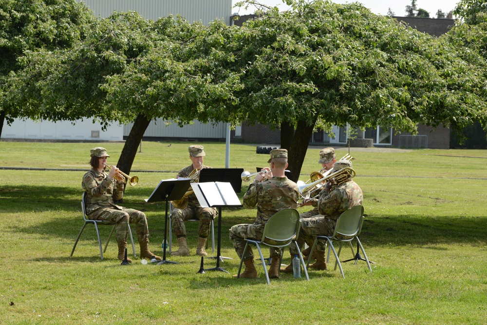 AFNORTH B Co Change of Command