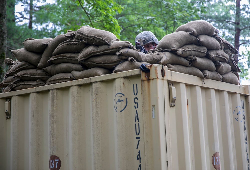 Water purification defensive fighting positions.