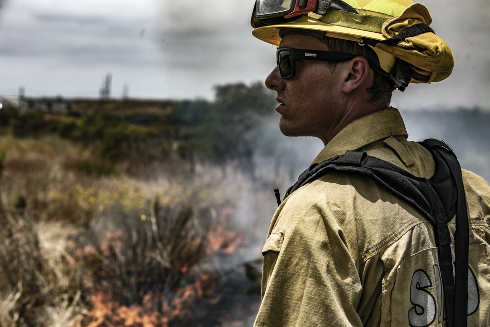 Fighting Fire with Fire! MCAS Miramar conducts controlled burns