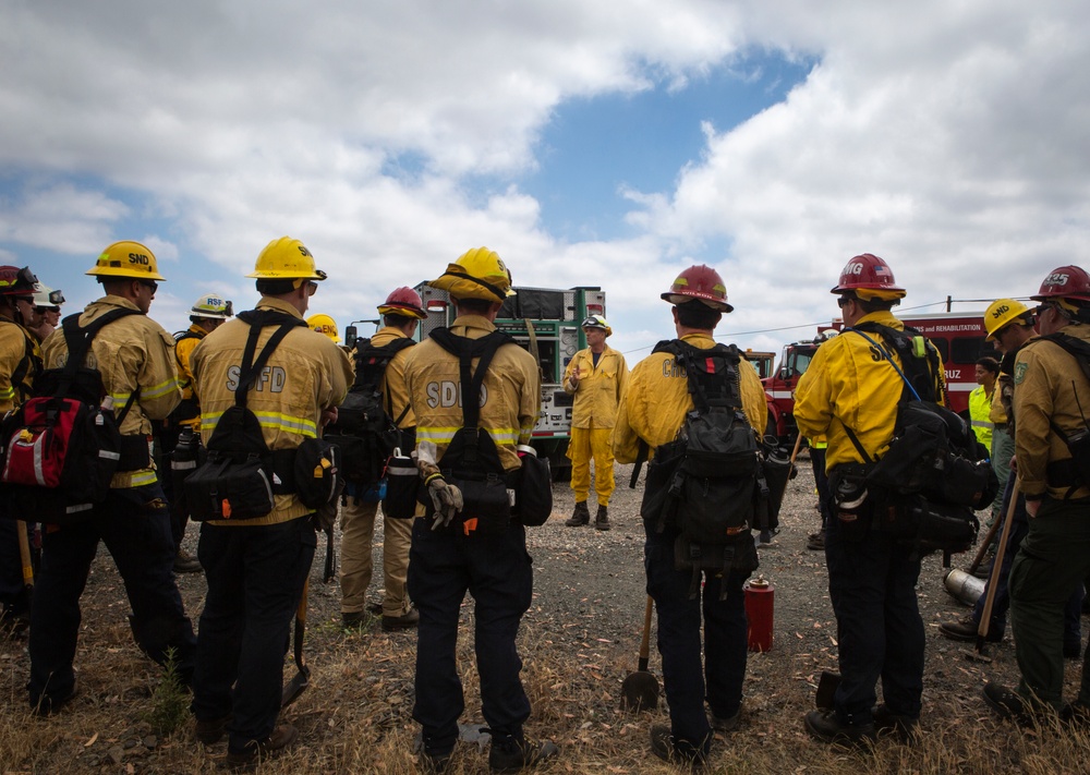 Fighting Fire with Fire! MCAS Miramar conducts controlled burns