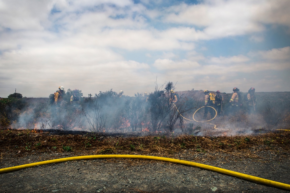 Fighting Fire with Fire! MCAS Miramar conducts controlled burns