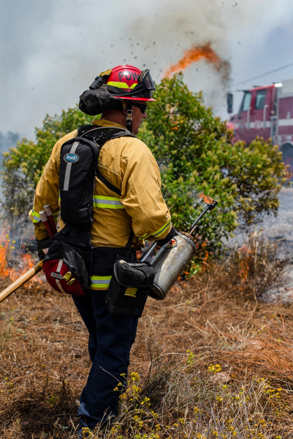 Fighting Fire with Fire! MCAS Miramar conducts controlled burns