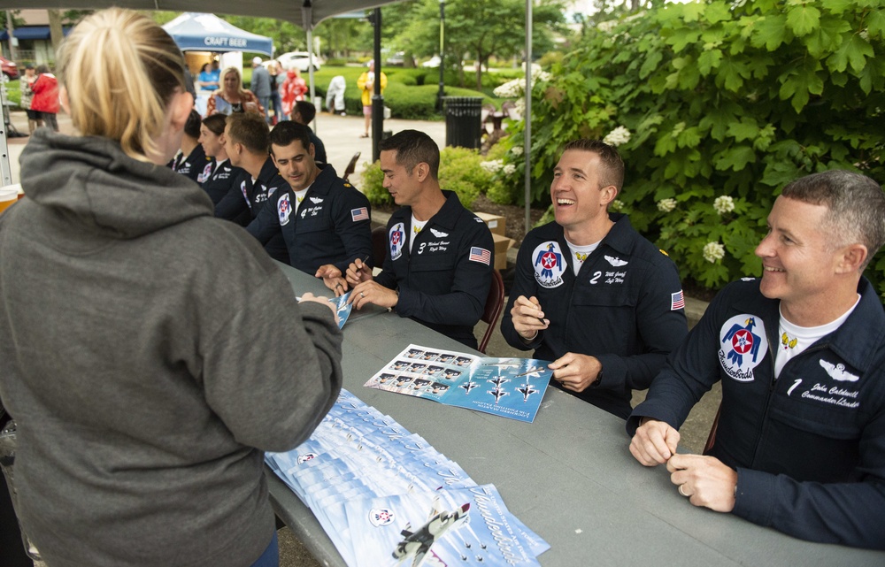 Military Apprecaition Night at the Fraze
