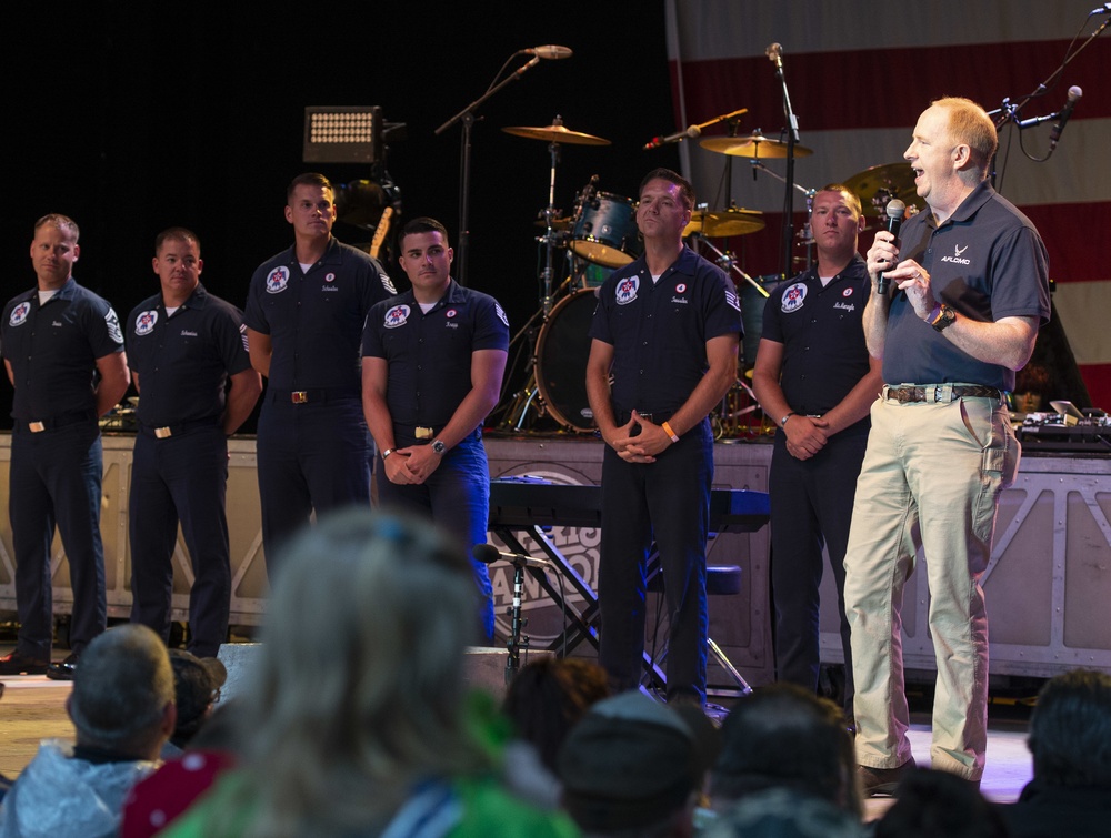 Military Apprecaition Night at the Fraze