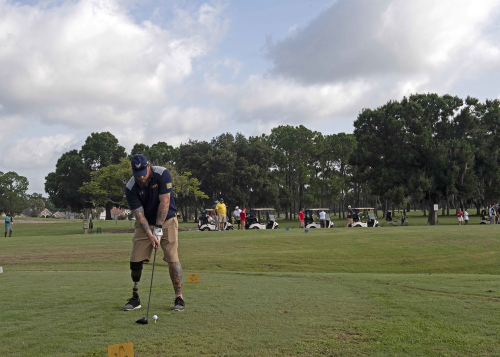 Team Navy Golf Preliminaries at Warrior Games 2019