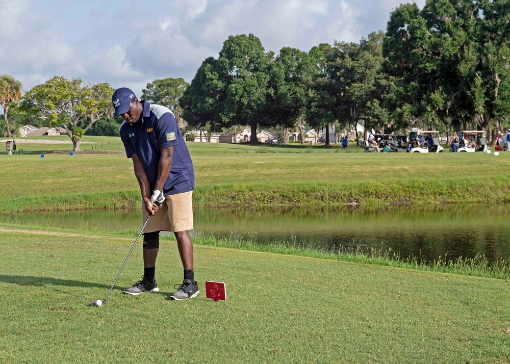 Team Navy Golf Preliminaries at Warrior Games 2019