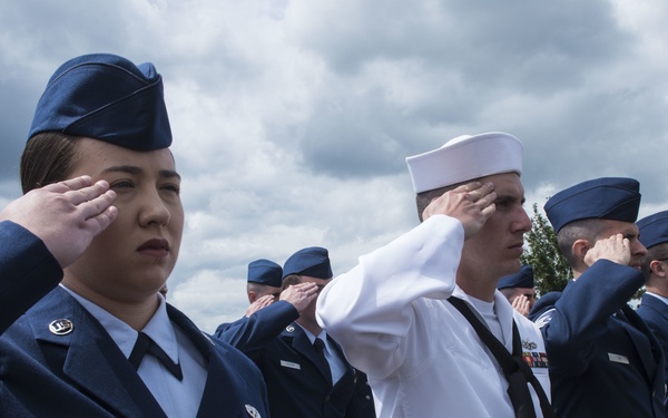 Joint Base Charleston members participate in UK memorial service