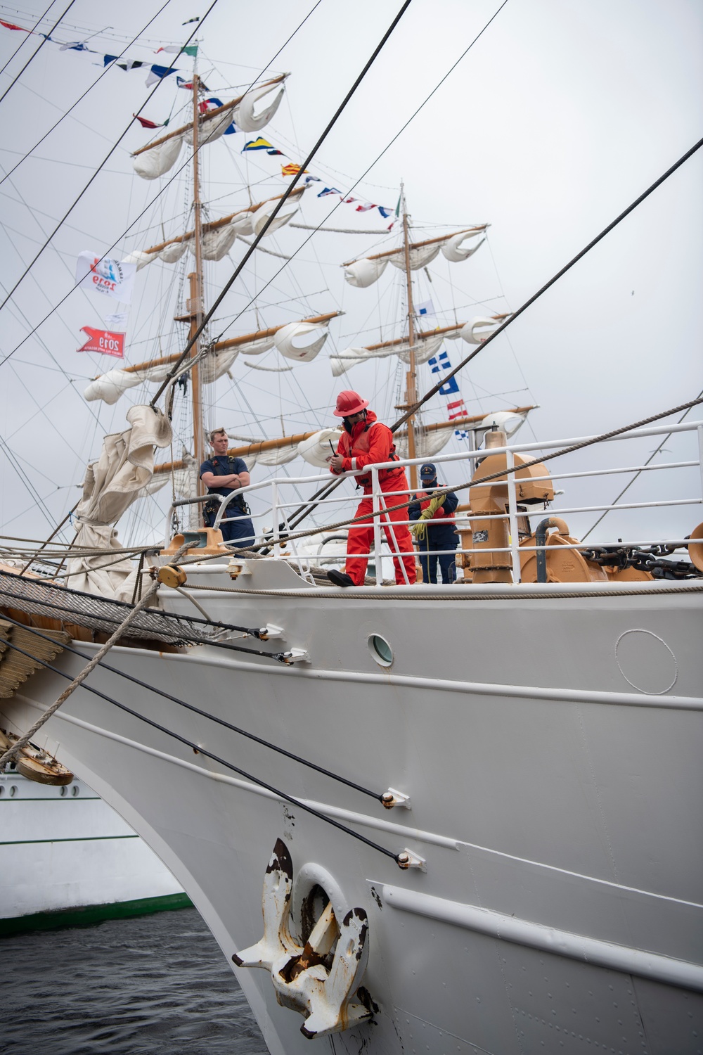 USCGC Eagle at Tall Ships Festival in the Netherlands