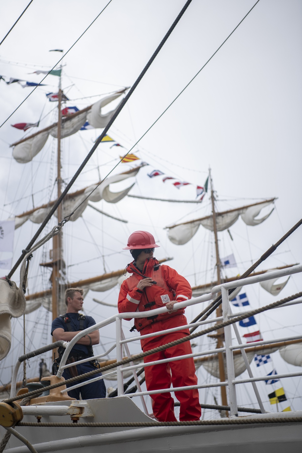 USCGC Eagle at Tall Ships Festival in the Netherlands