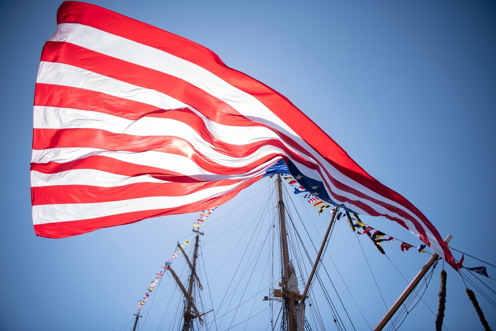 USCGC Eagle at Tall Ships Festival in the Netherlands