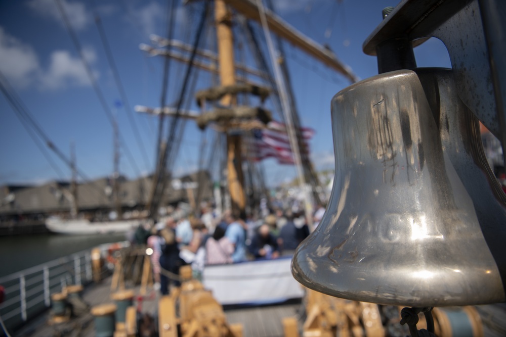 USCGC Eagle at Tall Ships Festival in the Netherlands