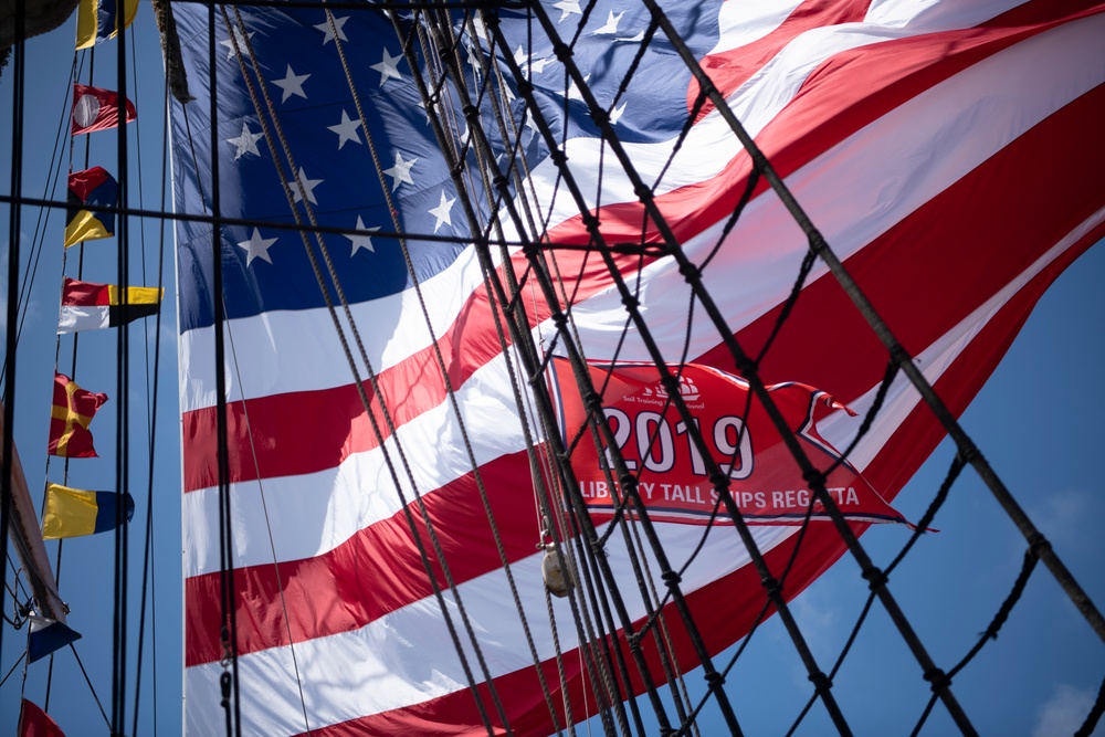 USCGC Eagle at Tall Ships Festival in the Netherlands