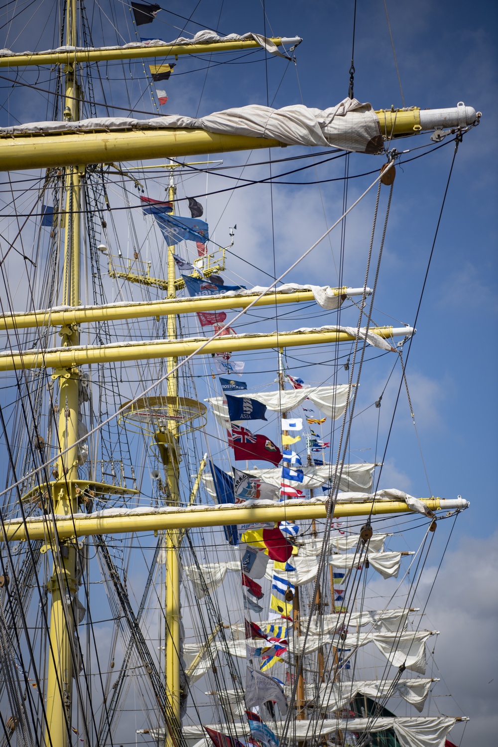 USCGC Eagle at Tall Ships Festival in the Netherlands