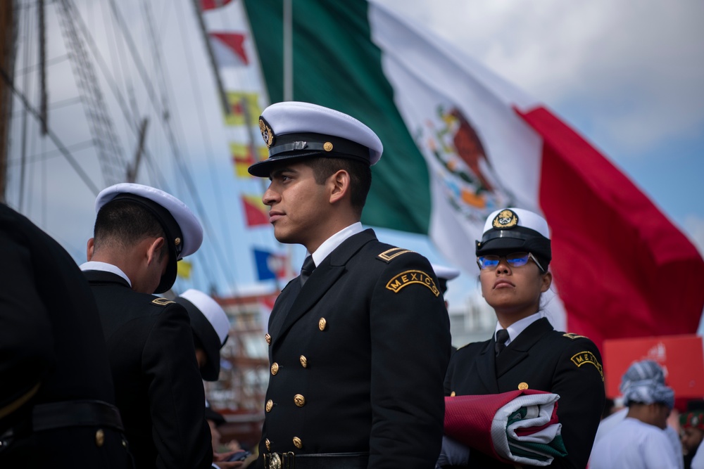 USCGC Eagle at Tall Ships Festival in the Netherlands