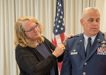 Lt. Col. Sean D. Riley promoted to the rank of Colonel in the Massachusetts Air National Guard