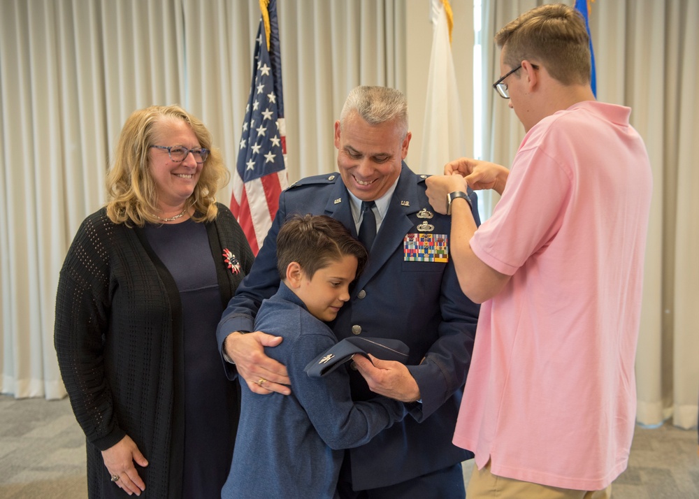 Lt. Col. Sean D. Riley promoted to the rank of Colonel in the Massachusetts Air National Guard
