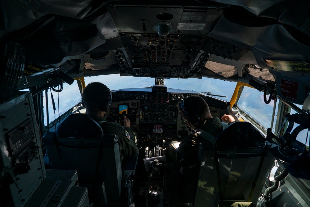 Red Flag-Alaska 19-2 KC-135 Aerial Refuels 18th AGRS F-16s