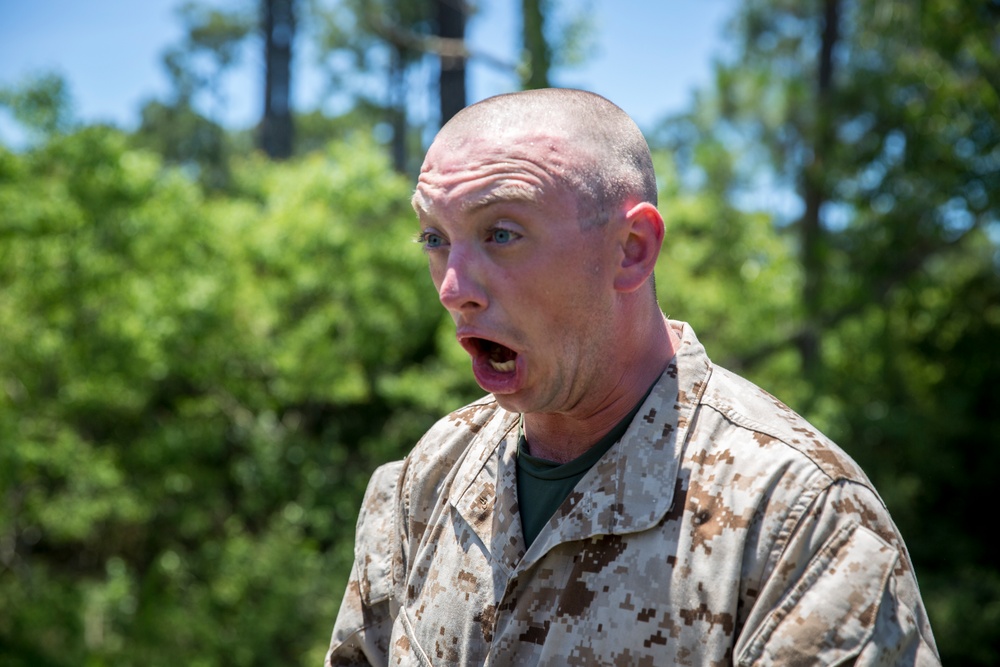 Kilo Company recruits practice CBRN defense