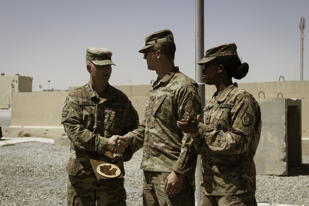 Staff Sgt. Paul Francis Gift of Appreciation