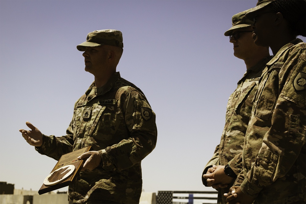 Staff Sgt. Paul Francis Gift of Appreciation