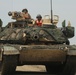 M1 Abrams loaded onto raft for wet gap crossing