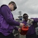 Nimitz Sailors Conduct Fuel Hose Maintenance