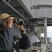 Nimitz Sailor Stands Lookout