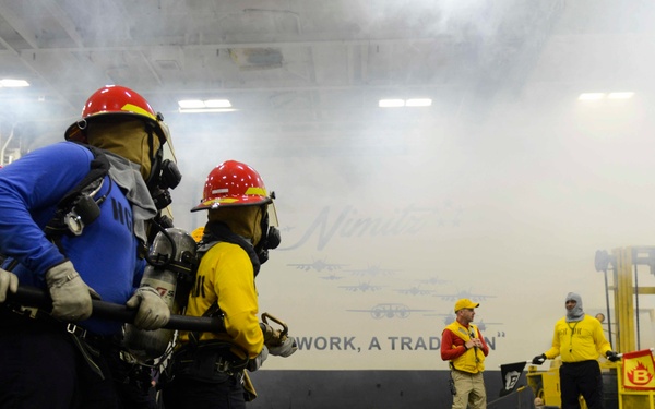 Sailors Participate in General Quarters Drill