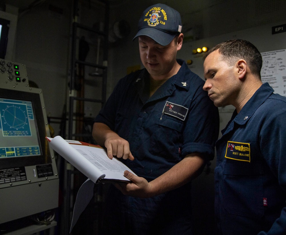 USS Michael Murphy Maintenance Condition Inspections
