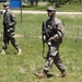 Soldiers from the 414th Civil Affairs Battalion Train at Camp Grayling