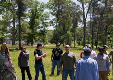 Soldiers from the 414th Civil Affairs Battalion Train at Camp Grayling