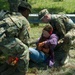 Soldiers from the 414th Civil Affairs Battalion Train at Camp Grayling