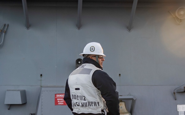 USS Michael Murphy and CNS Araucano Replenishment-at-Sea