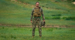 U.S. Marine Corps military officer participates in international exercise