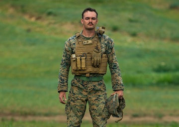 U.S. Marines Corps military police officer participates in international exercise