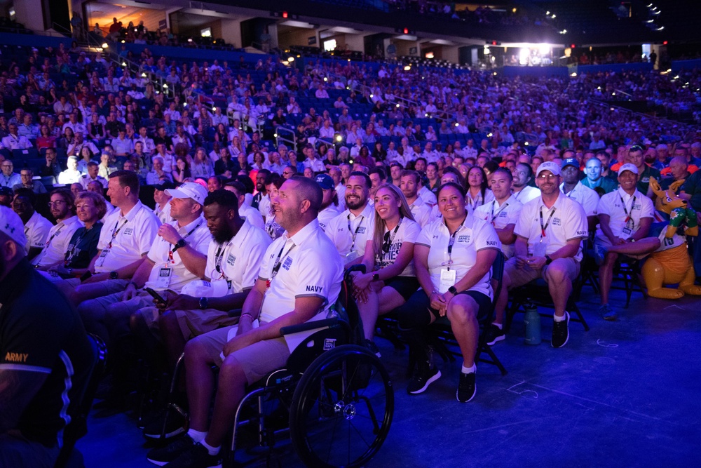 Team Navy at Opening Ceremony for Warrior Games 2019
