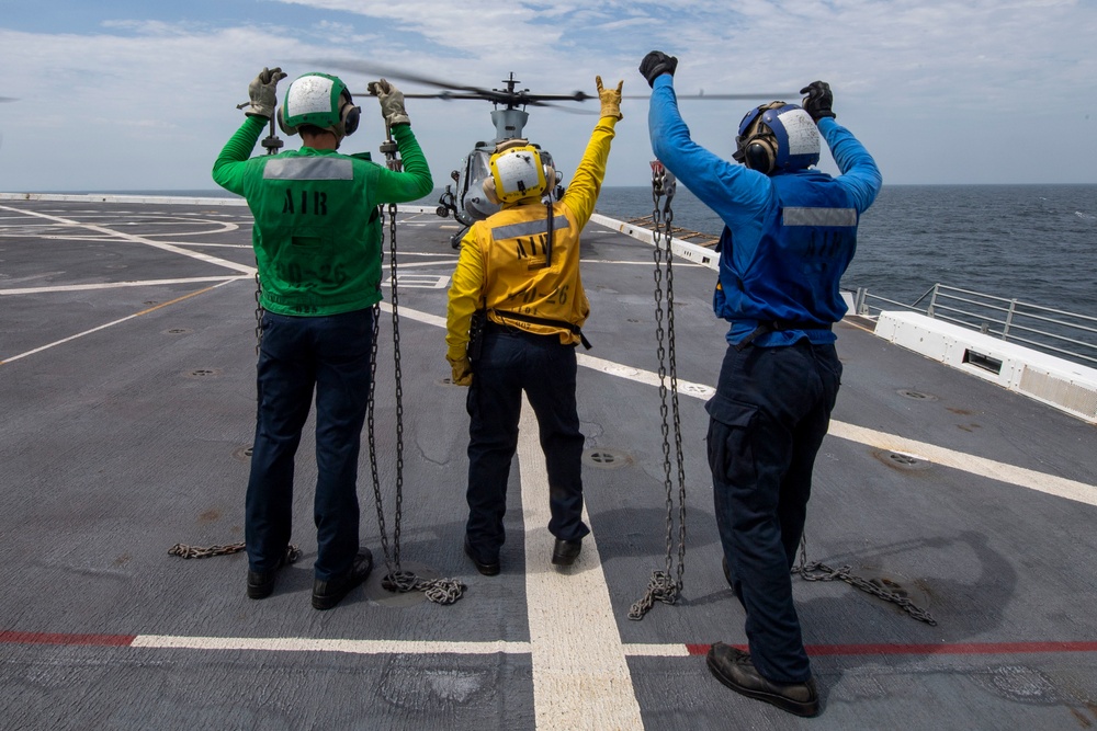 USS John P. Murtha Flight Operations