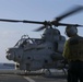 31st MEU helicopters take flight aboard USS Green Bay, underway in the East China Sea