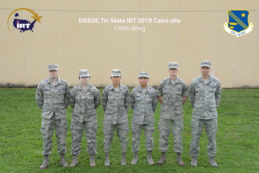 176th Airmen support IRT mission