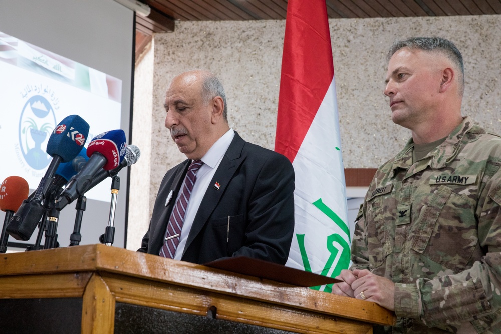 Mosul Dam Change of Authority Ceremony