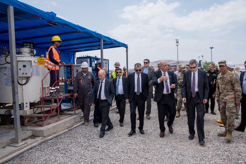 Mosul Dam Change of Authority Ceremony