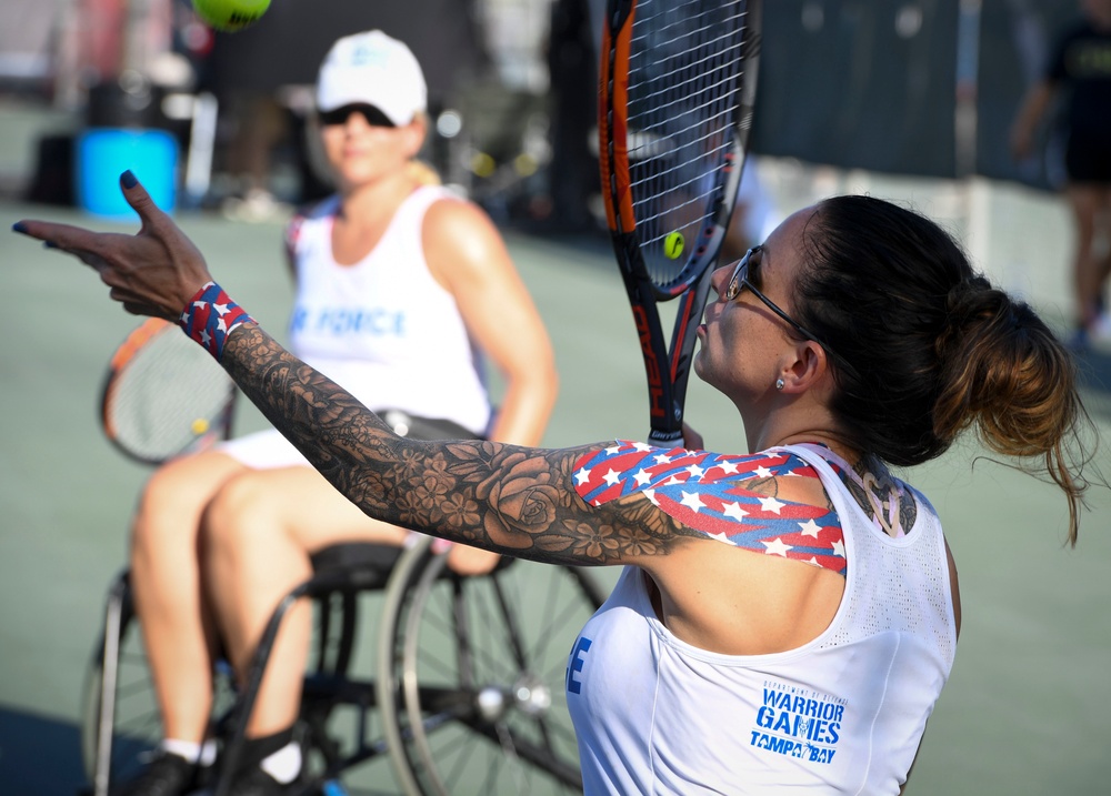 Warriors Compete in Wheelchair Tennis Competition
