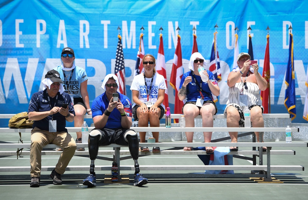 Warriors Compete in Wheelchair Tennis Competition