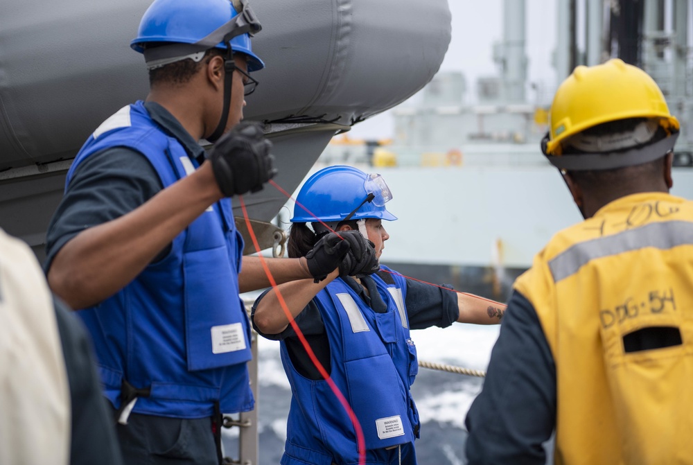 USS Curtis Wilbur Replenishment-at-sea