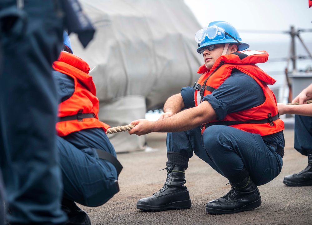 USS Curtis Wilbur Replenishment-at-sea