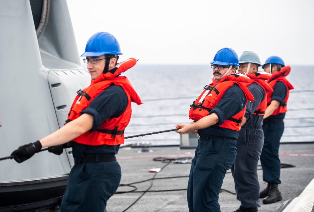 USS Curtis Wilbur Replenishment-at-sea