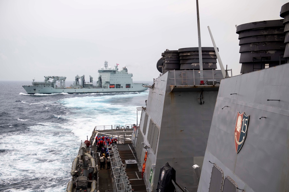 USS Curtis Wilbur Replenishment-at-sea