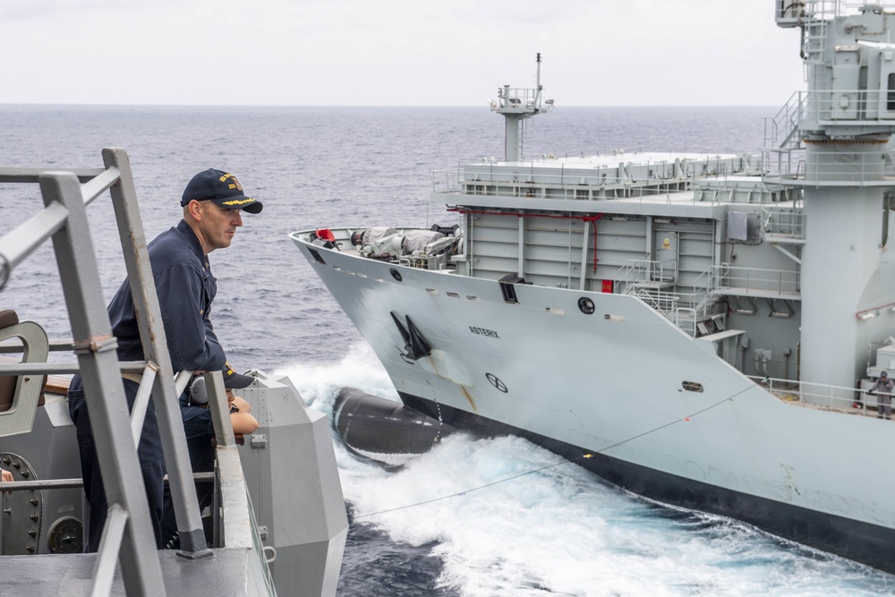 USS Curtis Wilbur Replenishment-at-sea