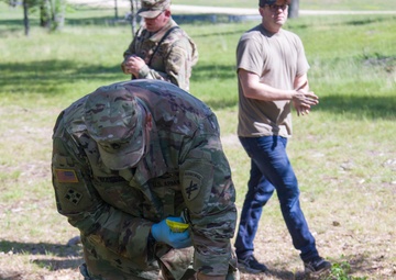 Soldiers from the 414th Civil Affairs Battalion Investigate a Contaminated Water Source
